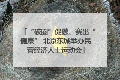 “破圈”促融、赛出“健康” 北京东城举办民营经济人士运动会