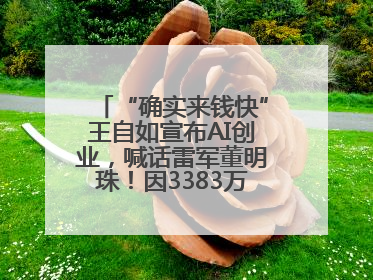 “确实来钱快”王自如宣布AI创业，喊话雷军董明珠！因3383万元案款仍被限消