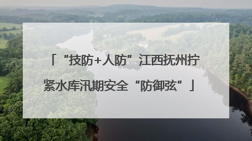 “技防+人防”江西抚州拧紧水库汛期安全“防御弦”