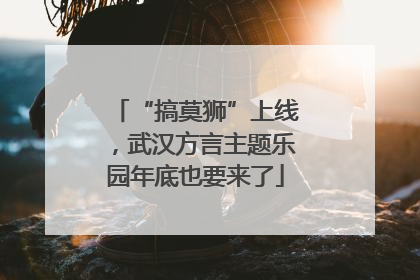 “搞莫狮”上线，武汉方言主题乐园年底也要来了