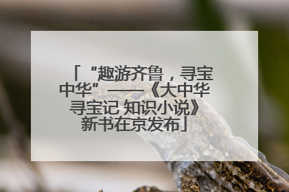 “趣游齐鲁，寻宝中华”——《大中华寻宝记 知识小说》新书在京发布