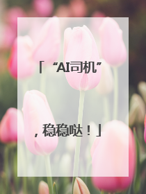 “AI司机”，稳稳哒！