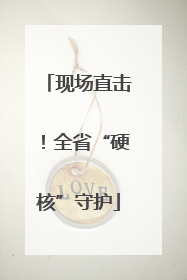现场直击！全省“硬核”守护