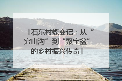 石东村蝶变记：从“穷山沟”到“聚宝盆”的乡村振兴传奇