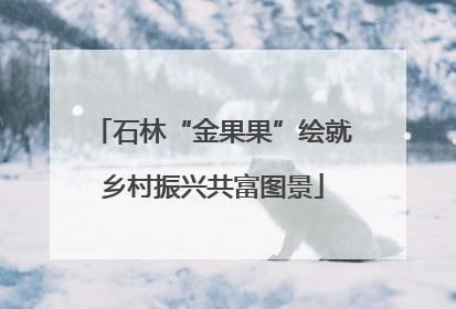 石林“金果果”绘就乡村振兴共富图景