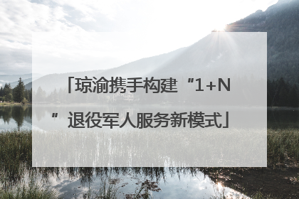 琼渝携手构建“1+N”退役军人服务新模式