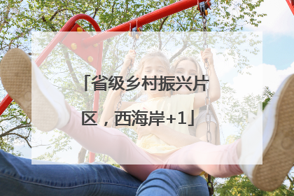 省级乡村振兴片区，西海岸+1