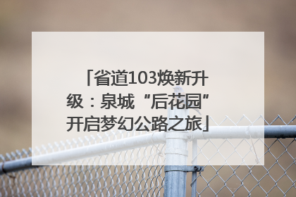 省道103焕新升级：泉城“后花园”开启梦幻公路之旅
