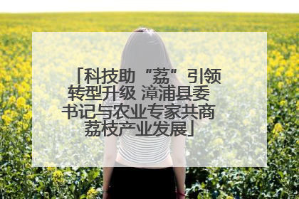 科技助“荔”引领转型升级 漳浦县委书记与农业专家共商荔枝产业发展