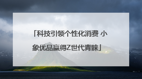 科技引领个性化消费 小象优品赢得Z世代青睐