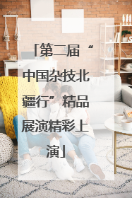 第二届“中国杂技北疆行”精品展演精彩上演
