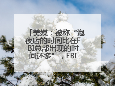 美媒：被称“泡夜店的时间比在FBI总部出现的时间还多”，FBI局长提起诉讼