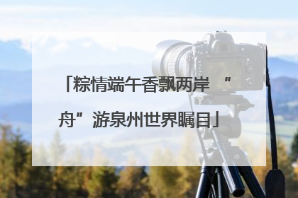 粽情端午香飘两岸 “舟”游泉州世界瞩目