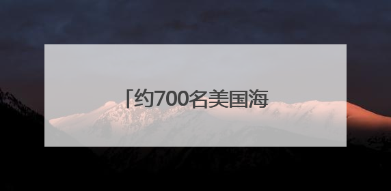 约700名美国海军陆战队士兵将部署至洛杉矶地区