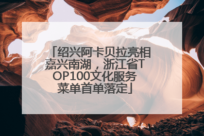 绍兴阿卡贝拉亮相嘉兴南湖，浙江省TOP100文化服务菜单首单落定
