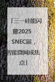 三一硅能闪耀2025 SNEC展，智能微网成焦点
