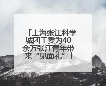上海张江科学城团工委为40余万张江青年带来“见面礼”