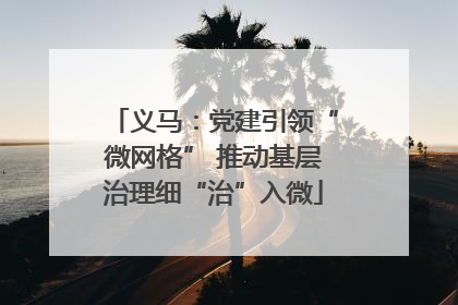 义马：党建引领“微网格” 推动基层治理细“治”入微