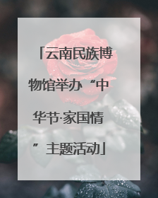 云南民族博物馆举办“中华节·家国情”主题活动
