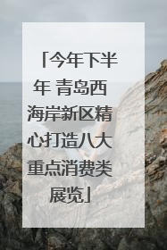 今年下半年 青岛西海岸新区精心打造八大重点消费类展览