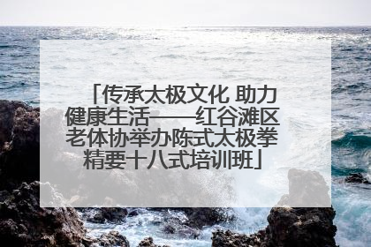 传承太极文化 助力健康生活——红谷滩区老体协举办陈式太极拳精要十八式培训班