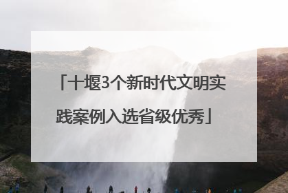 十堰3个新时代文明实践案例入选省级优秀