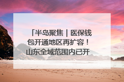 半岛聚焦｜医保钱包开通地区再扩容！山东全域范围内已开通，有何用处？如何操作？速戳→