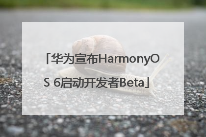 华为宣布HarmonyOS 6启动开发者Beta