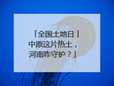 全国土地日丨中原这片热土，河南咋守护？