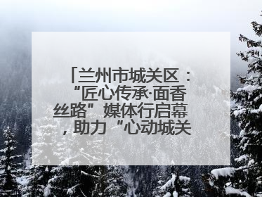 兰州市城关区：“匠心传承·面香丝路”媒体行启幕，助力“心动城关”消费提振