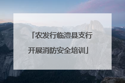 农发行临澧县支行开展消防安全培训