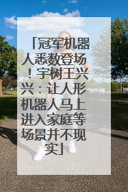 冠军机器人悉数登场！宇树王兴兴：让人形机器人马上进入家庭等场景并不现实