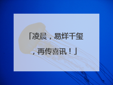 凌晨，易烊千玺，再传喜讯！