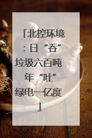 北控环境：日“吞”垃圾六百吨 年“吐”绿电一亿度