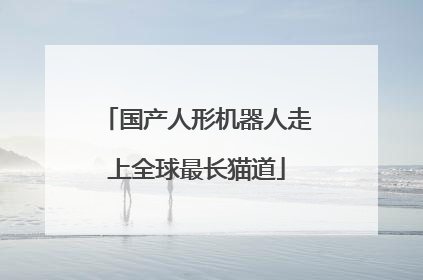 国产人形机器人走上全球最长猫道