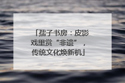 孺子书房：皮影戏里赏“非遗”，传统文化焕新机