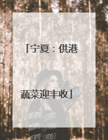 宁夏：供港蔬菜迎丰收