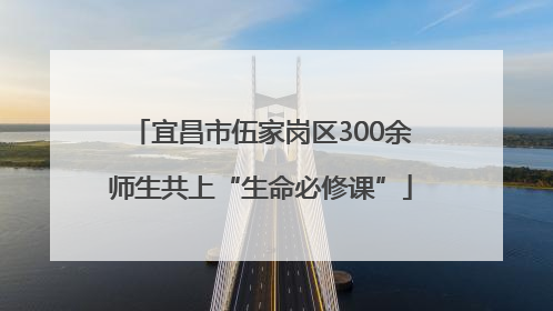 宜昌市伍家岗区300余师生共上“生命必修课”