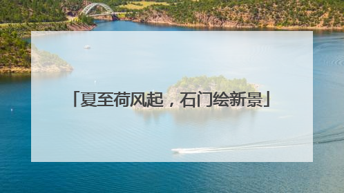 夏至荷风起，石门绘新景