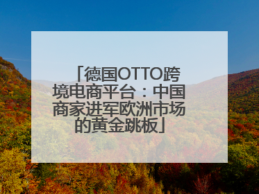 德国OTTO跨境电商平台：中国商家进军欧洲市场的黄金跳板