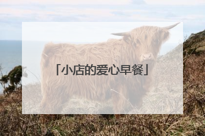小店的爱心早餐