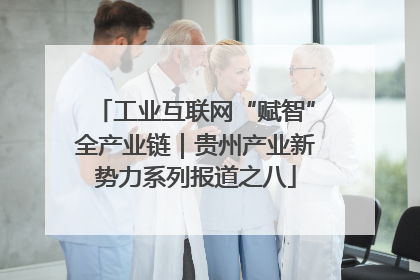 工业互联网“赋智”全产业链｜贵州产业新势力系列报道之八