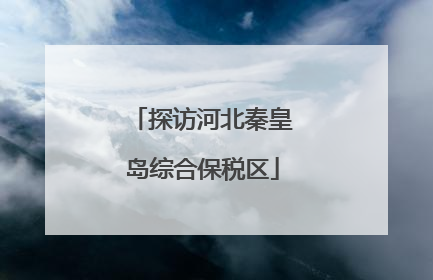 探访河北秦皇岛综合保税区