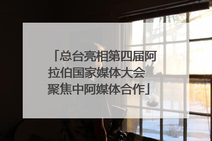 总台亮相第四届阿拉伯国家媒体大会 聚焦中阿媒体合作
