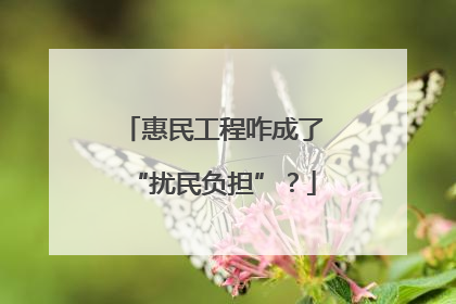 惠民工程咋成了“扰民负担”？