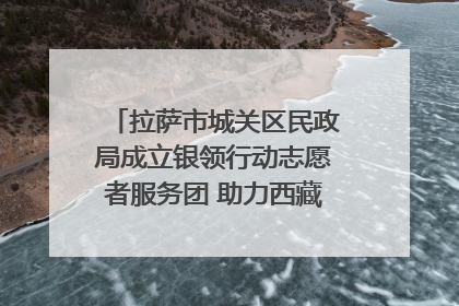 拉萨市城关区民政局成立银领行动志愿者服务团 助力西藏银发经济发展