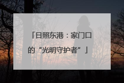 日照东港：家门口的“光明守护者”
