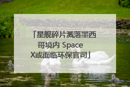 星舰碎片溅落墨西哥境内 SpaceX或面临环保官司