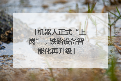 机器人正式“上岗”，铁路设备智能化再升级