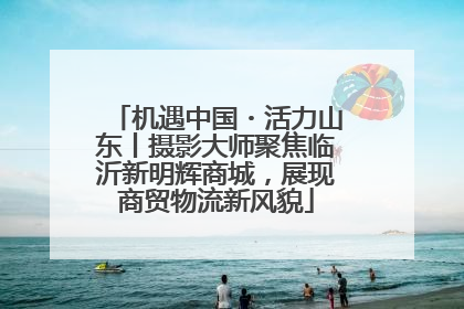 机遇中国・活力山东丨摄影大师聚焦临沂新明辉商城，展现商贸物流新风貌
